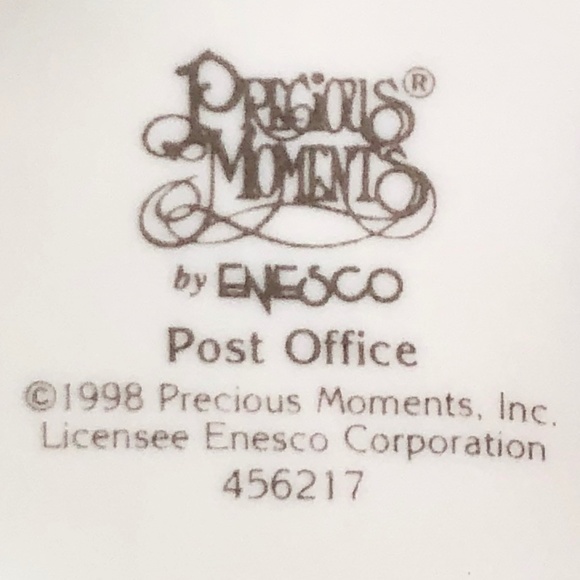 Precious Moments, Lighted Post Office, Vintage 1998, Very Nice Condition - Picture 7 of 11